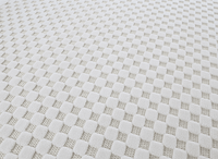 Tapis gris à motifs carreaux 160 x 230 cm MATILA
