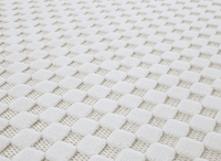 Tapis gris à motifs carreaux 160 x 230 cm MATILA