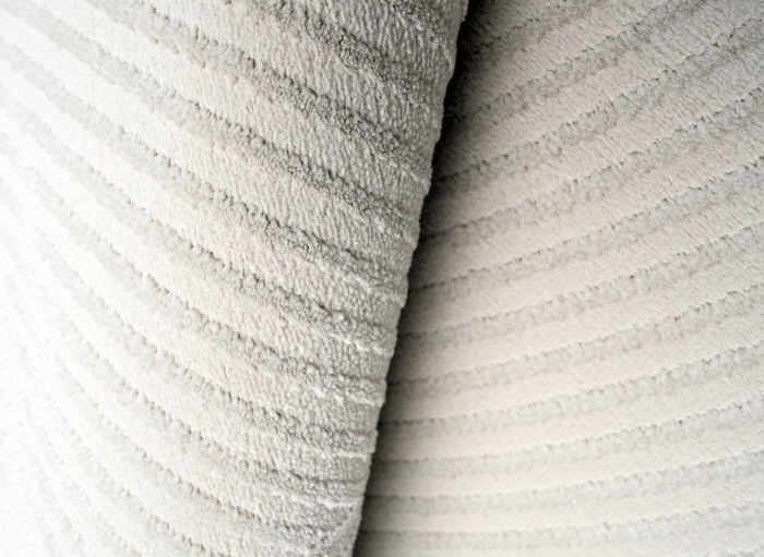 Tapis gris à motifs circulaires 160 x 230 cm NOLOCO