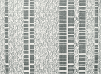 Tapis gris à motifs de bandes 160 x 230 cm TILLEUL