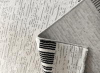 Tapis gris à motifs de bandes 160 x 230 cm TILLEUL