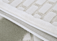 Tapis gris à motifs écailles 160 x 230 cm OLERA