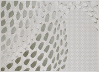 Tapis gris à motifs écailles 160 x 230 cm OLERA