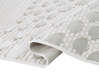 Tapis gris à motifs écailles 200 x 290 cm OLERA