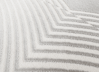 Tapis gris à motifs ronds 160 x 230 cm UTAH