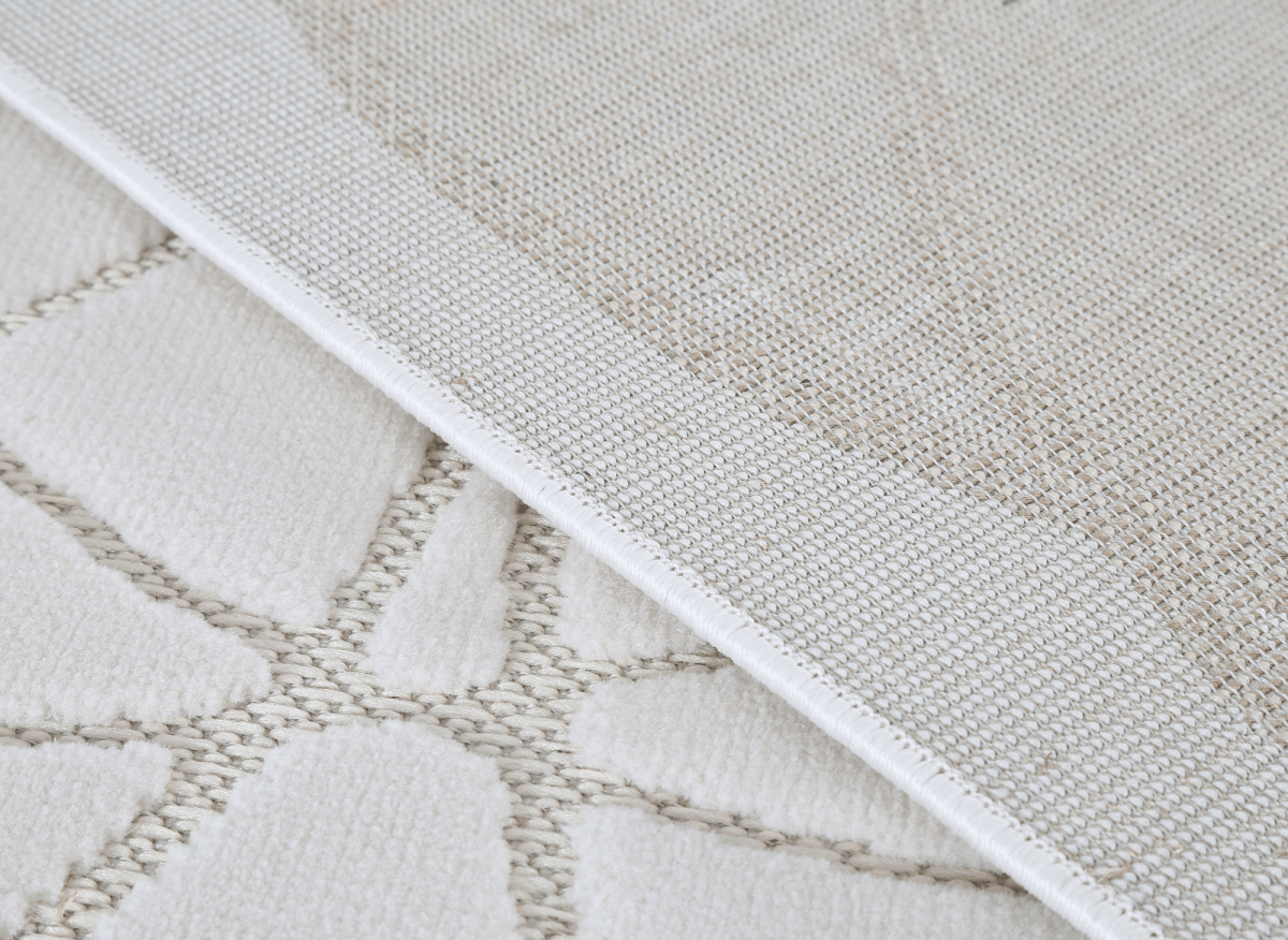 Tapis gris à motifs rosaces 160 x 230 cm SINGAPOUR