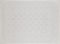 Tapis gris à motifs rosaces 200 x 290 cm SINGAPOUR