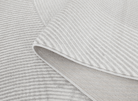Tapis gris à motifs vague 160 x 230 cm KANSAS
