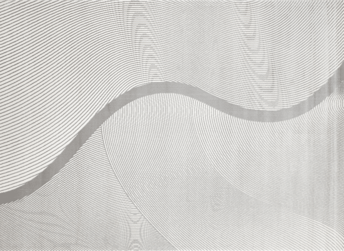 Tapis gris à motifs vague 200 x 290 cm KANSAS