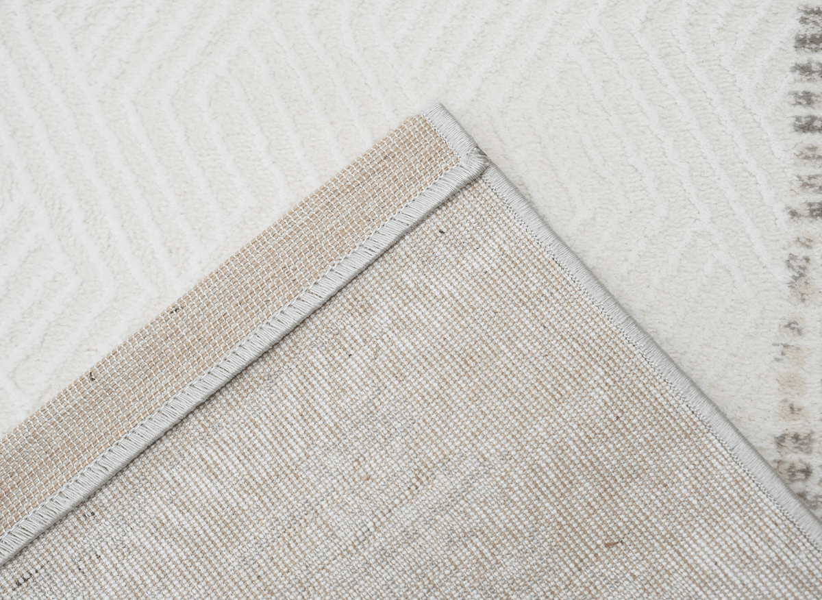 Tapis gris à tissu texturé 200 x 290 cm SOLIS