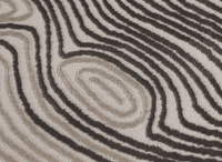 Tapis gris et beige à motifs 200 x 290 cm LYAH