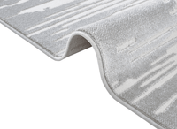 Tapis gris et blanc 160 x 230 cm FROST