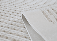 Tapis gris et taupe à motifs graphique 160 x 230 cm SIRMA