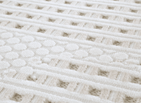 Tapis gris et taupe à motifs graphique 160 x 230 cm SIRMA
