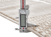 Tapis minimaliste beige et blanc 160 x 230 cm RIBBON