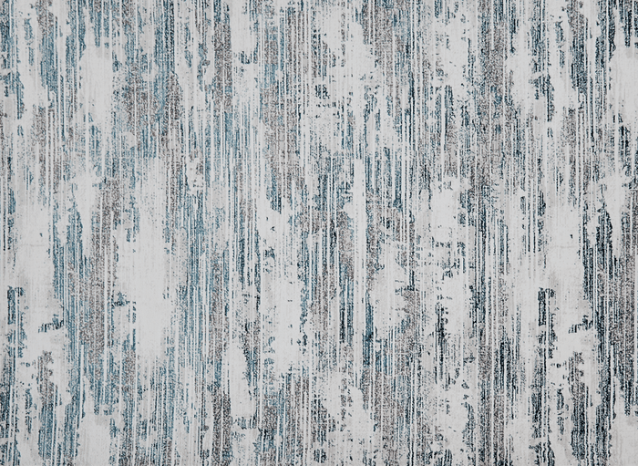Tapis motif abstrait beige et bleu 160 x 230 cm AURORA