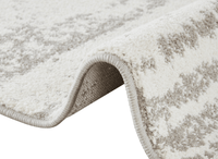 Tapis strié beige et gris 160 x 230 cm NOEA