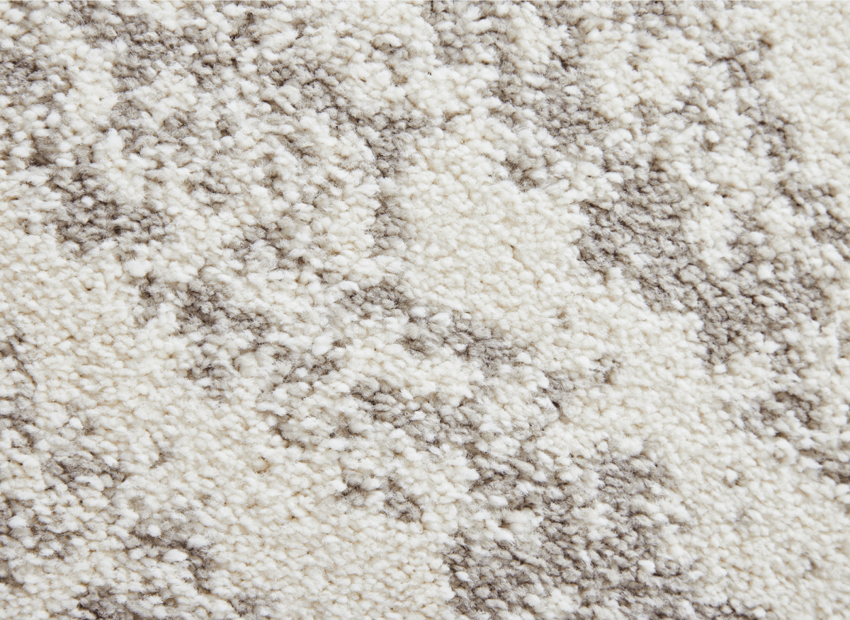 Tapis strié beige et gris 160 x 230 cm NOEA