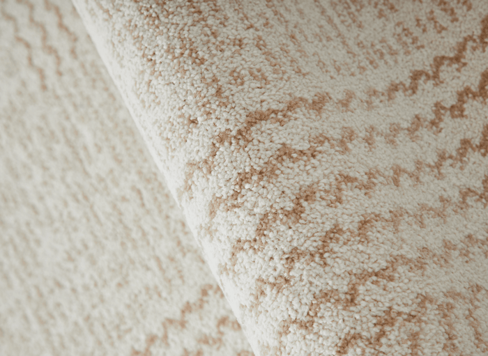 Tapis texturé beige foncé 160 x 230 cm KAIA